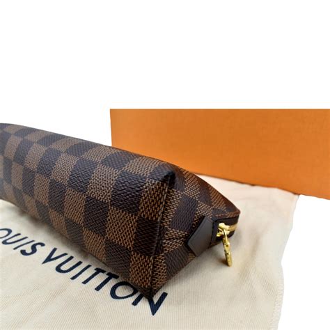 louis vuitton brown damier ebene cosmetic zip pouch|Cosmetic Pouch Damier Ebene .